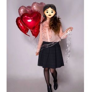 EXPRESS- Black Teacup Skirt